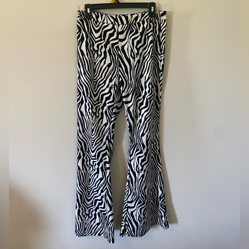 SHEIN large zebra pants